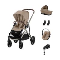Cybex Gazelle S 3-in-1 Kinderwagen Set M - Taupe/Almond Beige