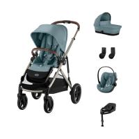 Cybex Gazelle S 3-in-1 Kinderwagen Set M - Taupe/Stormy Blue
