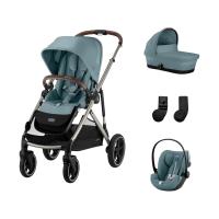 Cybex Gazelle S 3-in-1 Kinderwagen Set S - Taupe/Stormy Blue