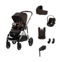 Cybex Gazelle S 3-in-1 Kinderwagen Set XL Incl. Amya - Taupe/Chocolate Brown