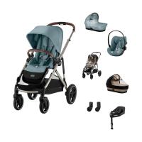 Cybex Gazelle S 3-in-1 Kinderwagen Set XL - Taupe/Stormy Blue