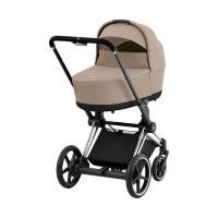 Cybex Kinderwagen 2-in-1 e-Priam 4 Chrome Brown / Chrome - Cozy Beige