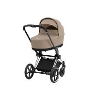 Cybex Priam 4 Kinderwagen 2-in-1 - Chrome Black / Chrome - Cozy Beige