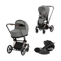 Cybex Priam 4 Kinderwagen Set 3-in-1 - Mirage Grey