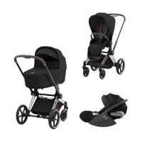 Cybex Priam 4 Kinderwagen Set 3-in-1 - Sepia Black
