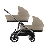 Cybex Tweelingwagen Gazelle S Almond Beige - Beige