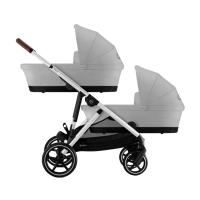 Cybex Tweelingwagen Gazelle S Stone Grey - Mid Grey