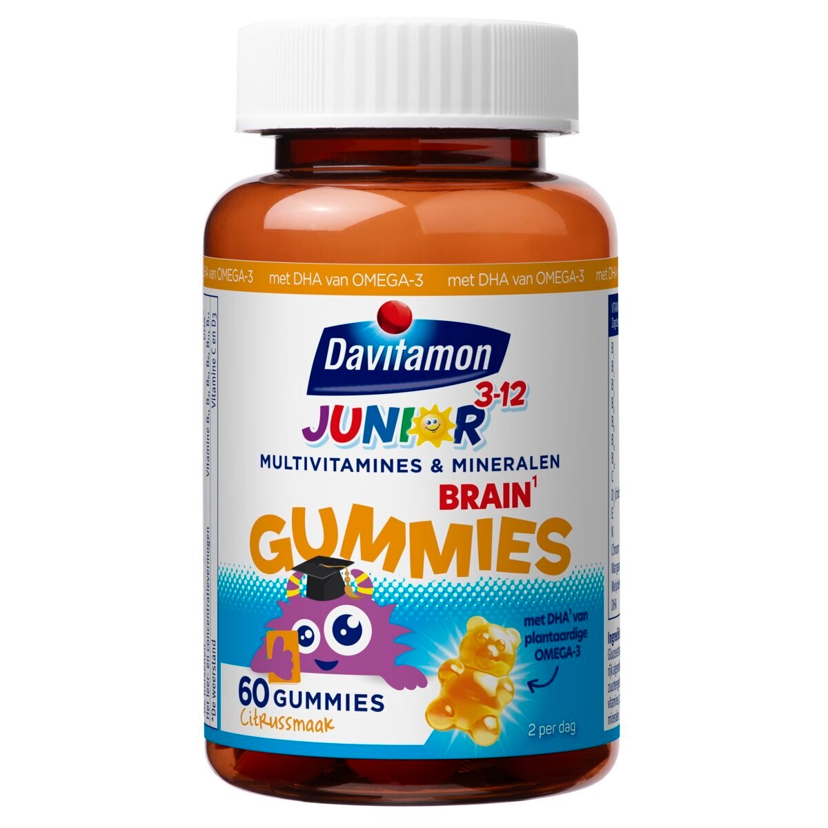 Davitamon Junior 3-12 Jaar Brain Gummies
