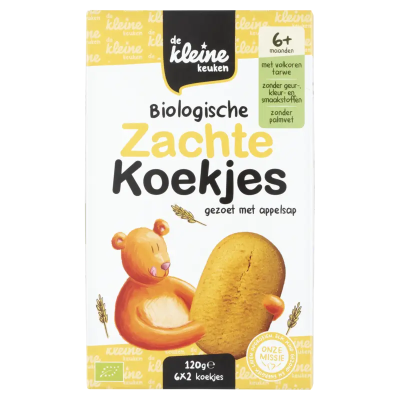 De Kleine Keuken Biologische zachte koekjes 6m+