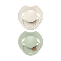 Difrax Dynamic Lovi Prime Fopspeen - 0-6mnd - 2st. - Coconut/Pistachio