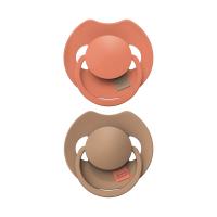Difrax Dynamic Lovi Prime Fopspeen - 6-18mnd - 2st. - Granola / Orange