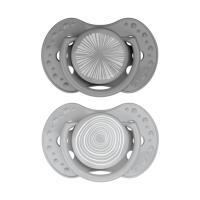 Difrax Fopspeen Danamic Harmony L Grey - D Grey 3-6 mnd