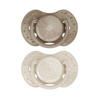Difrax Fopspeen Dynamisch Harmony Creme - L Brown 0-3 mnd