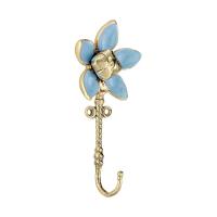 Doing Goods Liv Flower Wandhaak - Light Blue