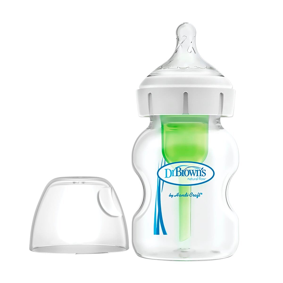 Dr. Brown's Options+ 1+M Antikoliekfles met Brede Hals