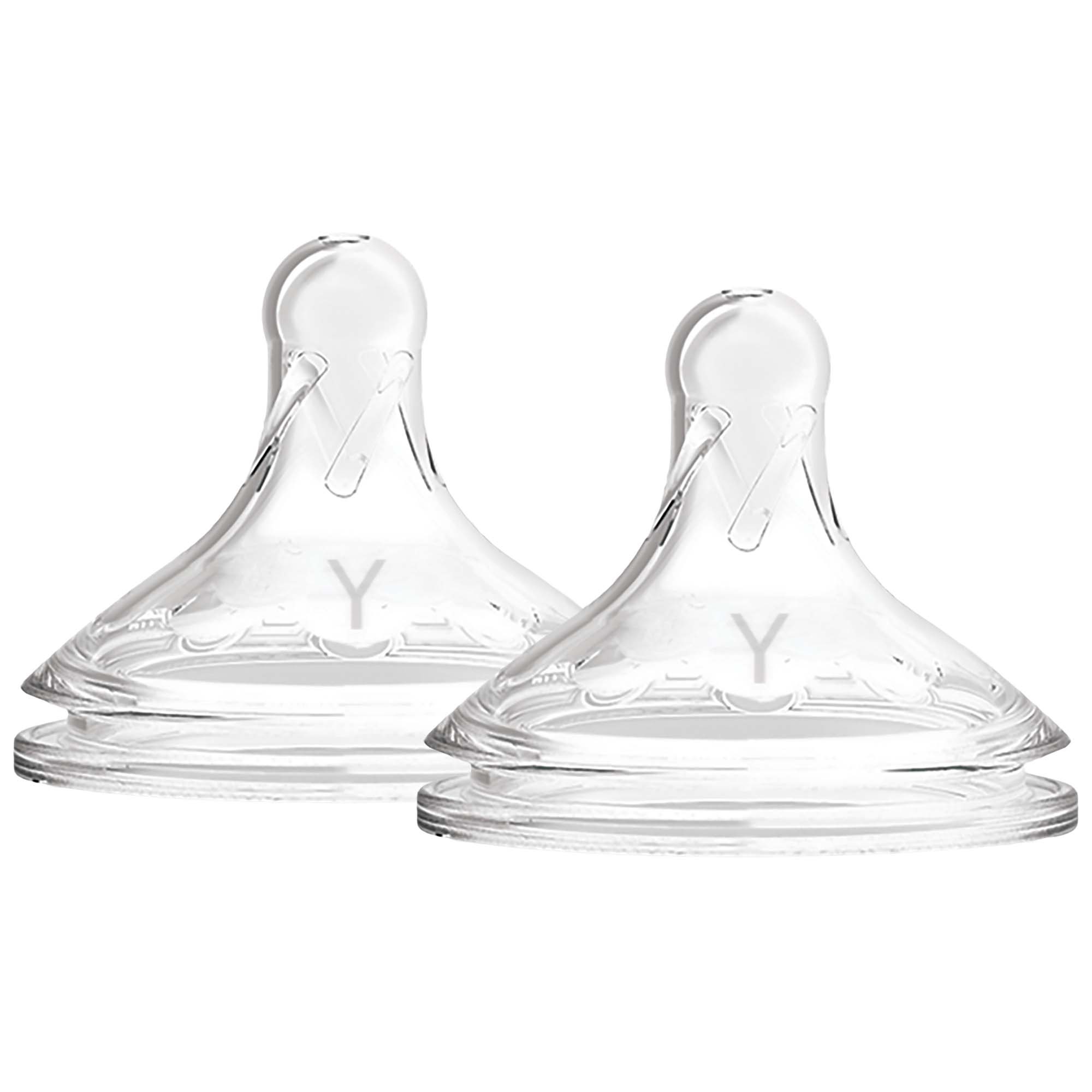 Dr Brown's Options+ Anti-colic Y-cut Brede Hals speen 2 stuks