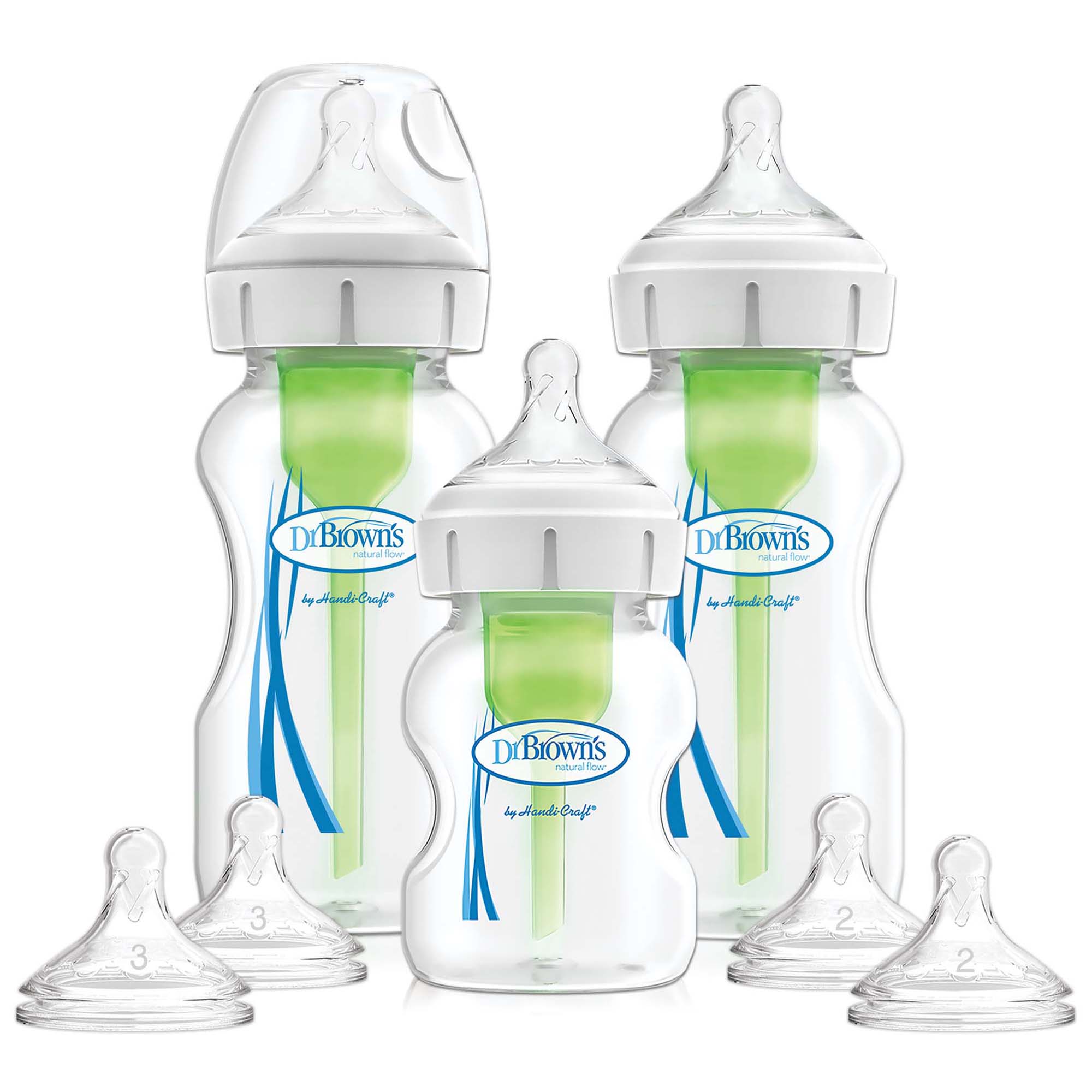 Dr. Brown's Options+ Startpakket Brede Halsfles