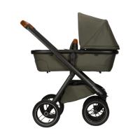 Dubatti One E5 Kinderwagen 2-in-1 - Black / Cognac - Green