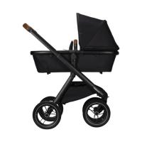 Dubatti One E5 Kinderwagen 2-in-1 Black Frame Black/Dark Brown