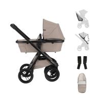 Dubatti One E6 Kinderwagen 2-in-1 - Black / Soft Taupe