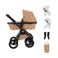Dubatti One E6 Kinderwagen 2-in-1 - Black / Soft Terra