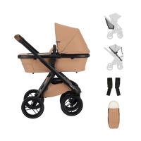 Dubatti One E6 Kinderwagen 2-in-1 - Dark Brown / Soft Terra