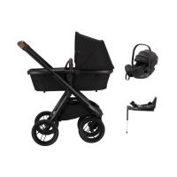 Dubatti One E6 Kinderwagen Dark Brown / Pitch Black | Dubatti by Römer Autostoeltje Babysafe Pro | Vario Base 5Z