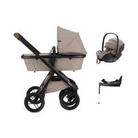 Dubatti One E6 Kinderwagen Dark Brown / Soft Taupe | Dubatti by Römer Autostoeltje Babysafe Pro | Vario Base 5Z