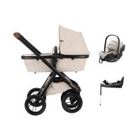 Dubatti One E6 Kinderwagen Dark Brown / Tofu Grey | Dubatti by Römer Autostoeltje Babysafe Pro | Vario Base 5Z