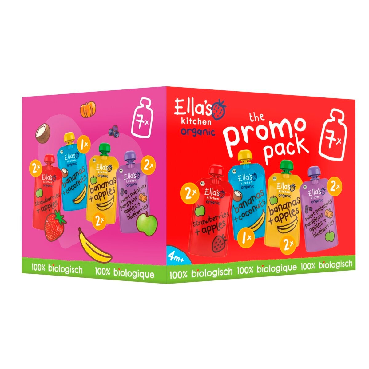 Ella's Kitchen 100% Biologische Knijpzakjes