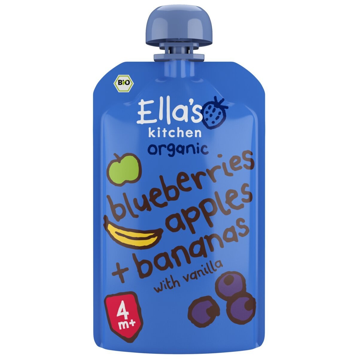 Ella's Kitchen 4+M Blauwe Bes Appel Banaan