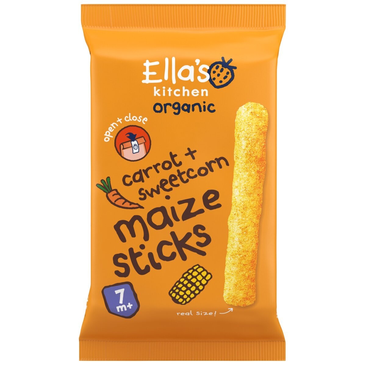 Ella's Kitchen 7+M Carrot + Sweetcorn Maize Sticks