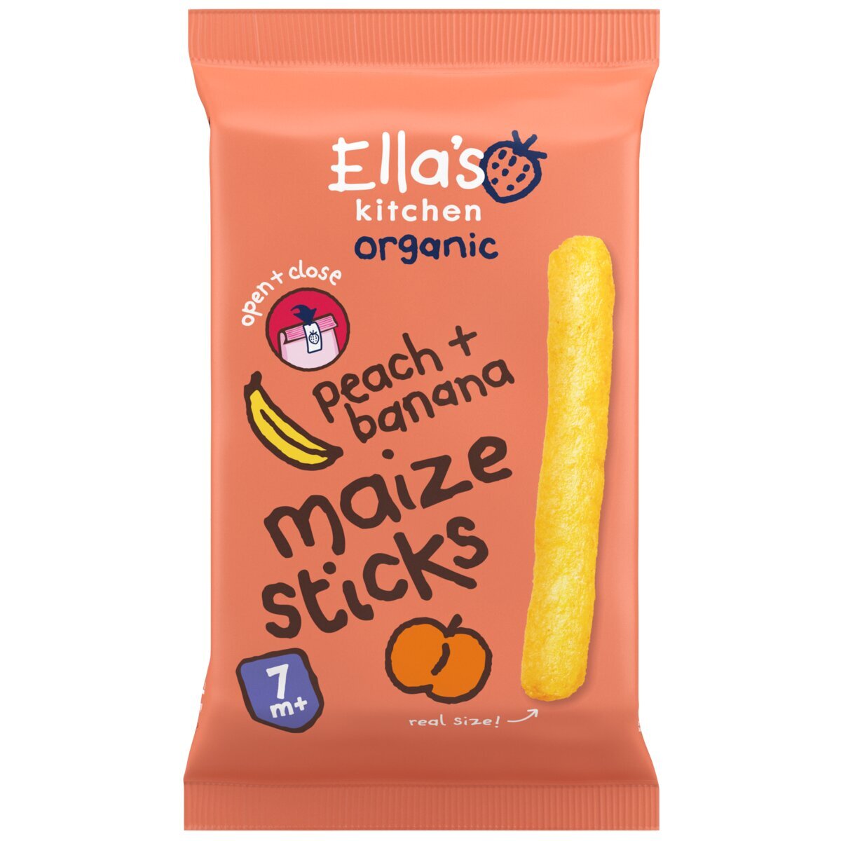 Ella's Kitchen 7+M Peach + Banana Maize Sticks