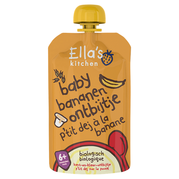 Ella's Kitchen Baby bananen ontbijtje 6+ biologisch 100 g