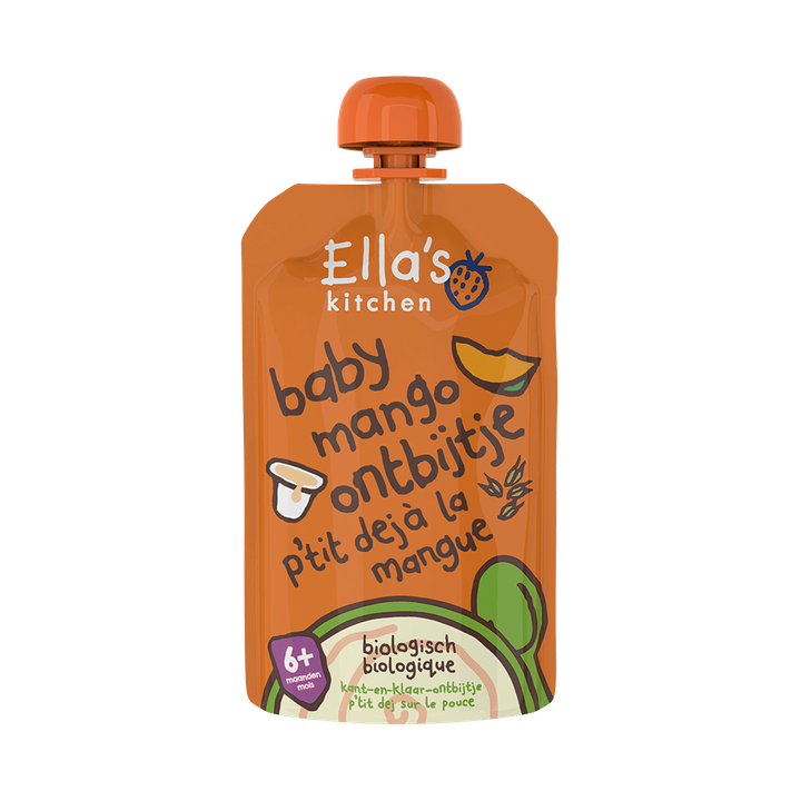 Ella's Kitchen Baby mango ontbijtje 6+ biologisch 100 g