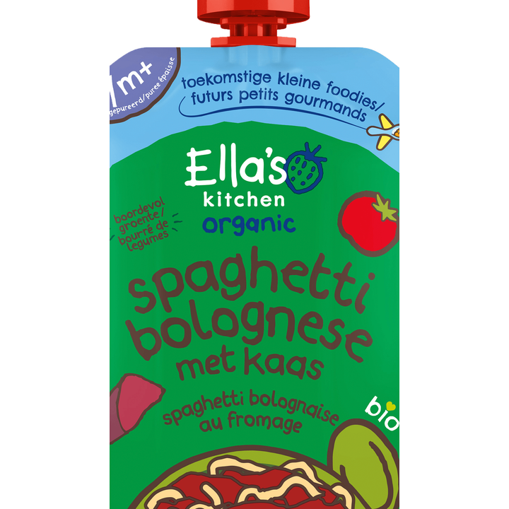 Ella's Kitchen Organic Spaghetti Bolognese met Kaas 7+ Maanden 130 g