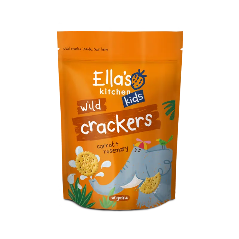 Ella's kitchen Wild crackers carrot + rosemary 18m+