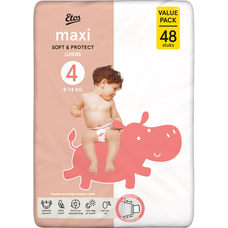 Etos Maxi soft & protect luiers maat 4