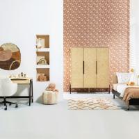 Europe Baby Beau Kinderkamer Naturel Incl. Houten Onderstel | Bed 90 x 200 cm + Bureau