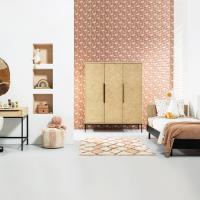 Europe Baby Beau Kinderkamer - Naturel - Incl. Metalen Onderstel | Bed 90 x 200 cm + Bureau