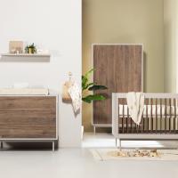 Europe Baby Japandi Babykamer | Bed 60 x 120 cm + Commode