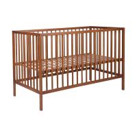 Europe Baby Ledikant - Solid Beech - 60 x 120 cm - Walnoot