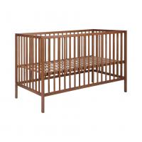 Europe Baby Ledikant - Solid Beech - 60 x 120 cm - Walnoot