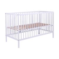 Europe Baby Ledikant - Solid Beech - 60 x 120 cm - Wit