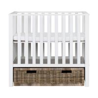 Europe Baby Mees Box Met Rieten Lade Mat Wit