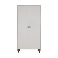Europe Baby Olivia II Kledingkast 2-Deurs - Oatmeal / Walnoot - Bold