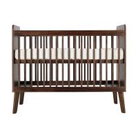Europe Baby Olivia II Ledikant 60 x 120 cm - Walnoot / Walnoot - Retro