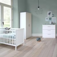 Europe Baby Ralph Babykamer Wit | Commode + Kast