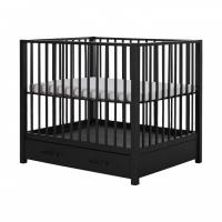 Europe Baby Robin II Box Met Lade Mat Zwart