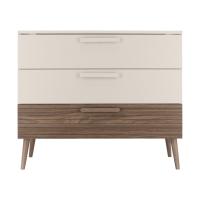Europe Baby Sev Commode - Cashmere/Walnoot